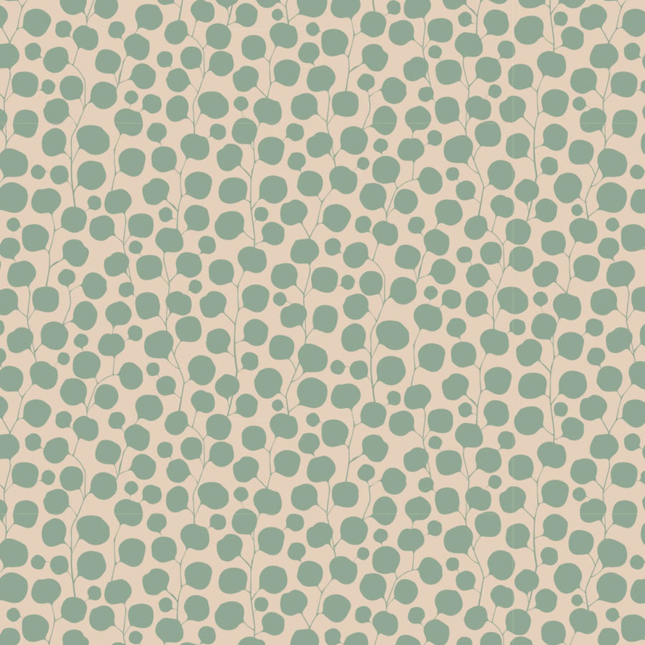 Tilda Patchwork Stoff Baumwolle - Hibernation - Eucalyptus-Sage